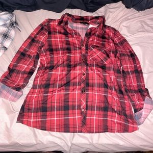 soft cute womens flannel top